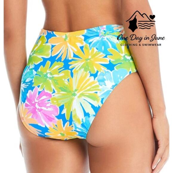 Bleu Rod Beattie Floral Bikini Bottom Size 8 - Picture 2 of 7